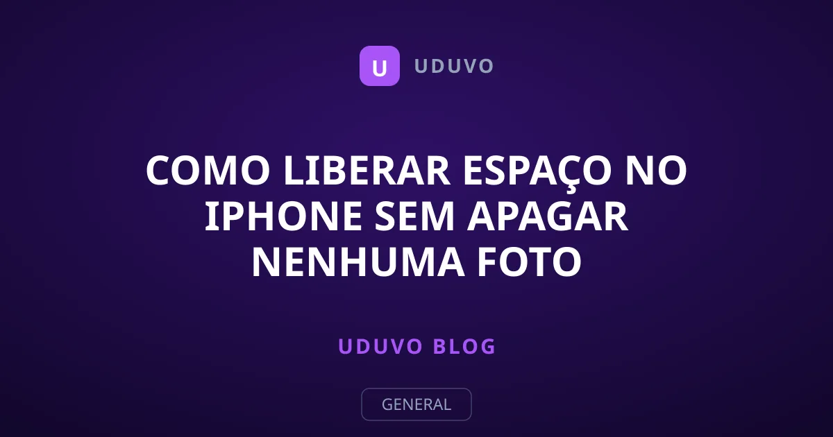 Como liberar espaço no iPhone sem apagar nenhuma foto